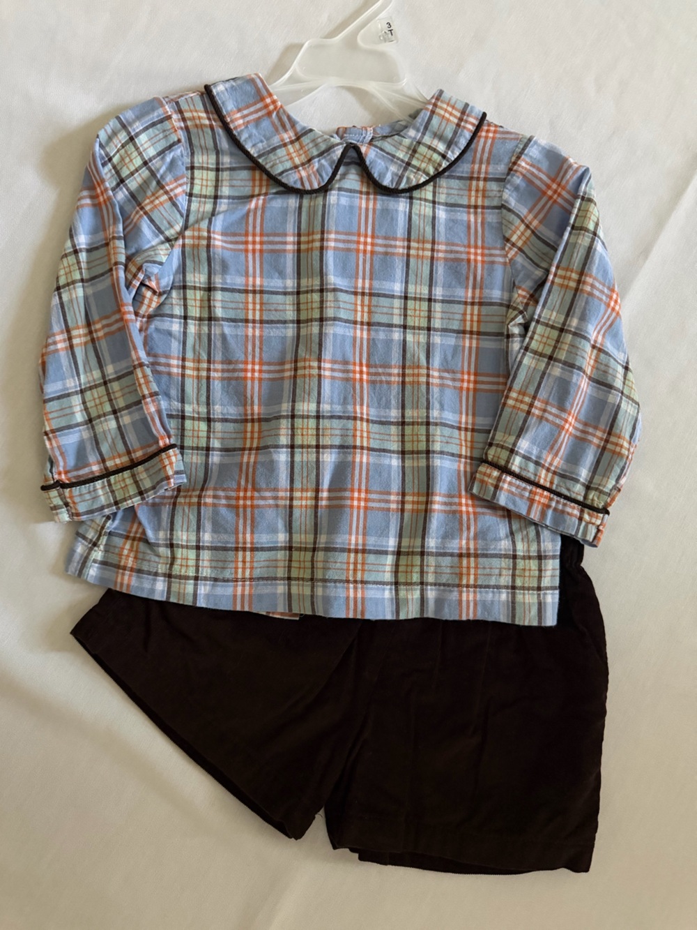 The Oaks Apparel Classic Plaid Kids Set